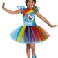 Hasbro'S My Little Pony Rainbow Dash Tutu Prestige Girls Costume, X-Small/3T-4T