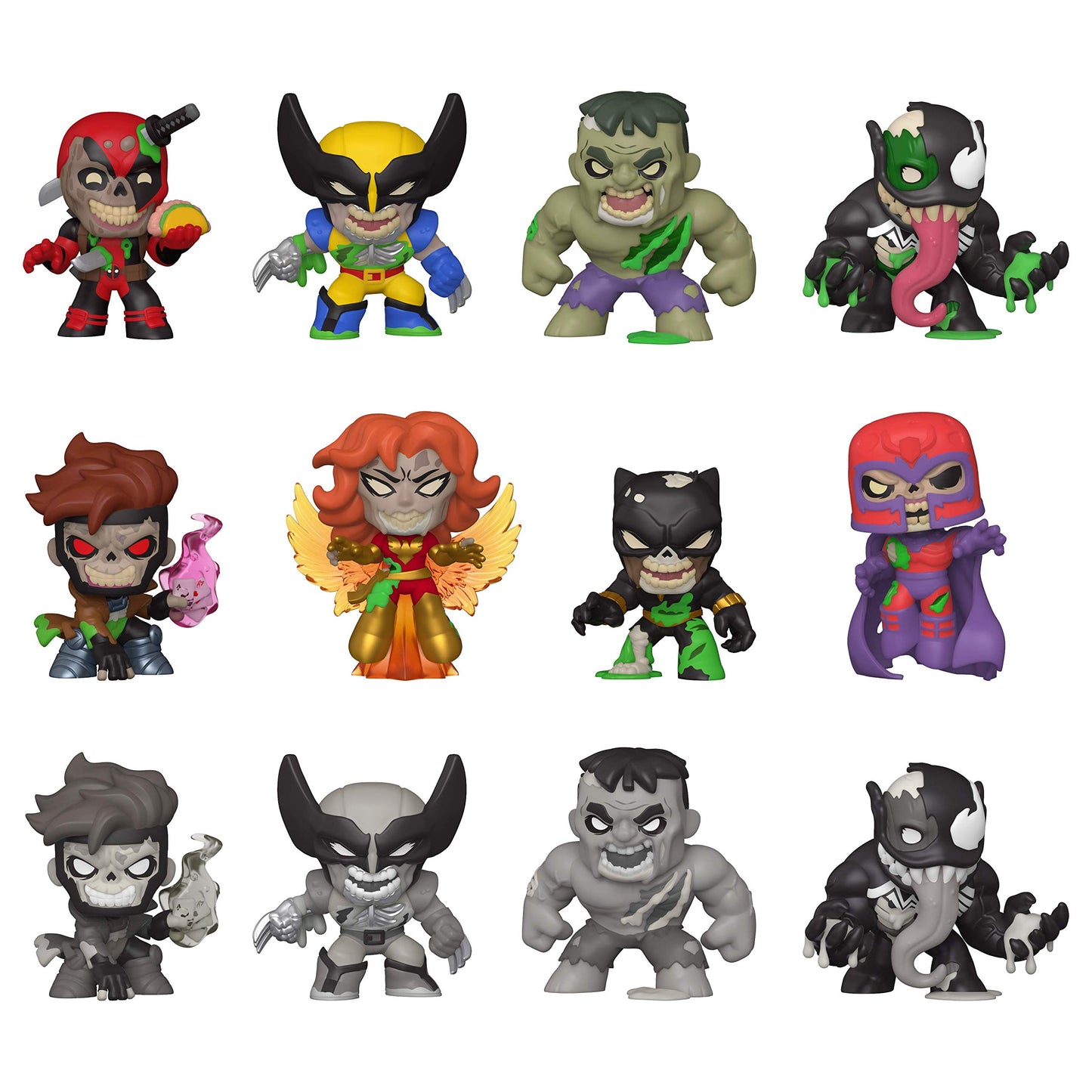 Funko Mystery Mini'S: Marvel Zombies - One Mystery Figure, Multicolor, 3 Inches (49114)