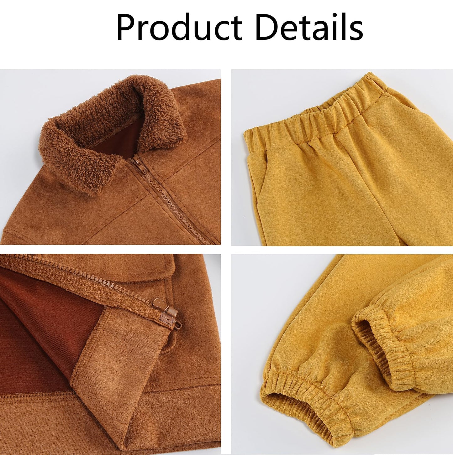 Gz-Laopaitou Pilot Costume Kids Aviator Costume Flight Jacket Pants Hat Scarf For Halloween Costume