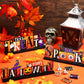 3 Pieces Halloween Table Decorations Pumpkin Table Centerpiece Boo Spooky Wood Sign Trick or Treat Witch Hat Table Decor for Hal
