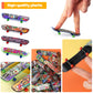 Poplay 50Pcs Mini Finger Skateboards, Finger Boards Toy Mini Skateboards For Kids Party Favors, Birthday Goodie Bag Stuffers, Easter Egg Fillers