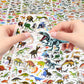 BEESTECH 24 Sheets Dinosaur Stickers 450+ for Kids Boys Girls Toddlers, Teacher Reward Stickers, Potty Chart Training, Dinosaur