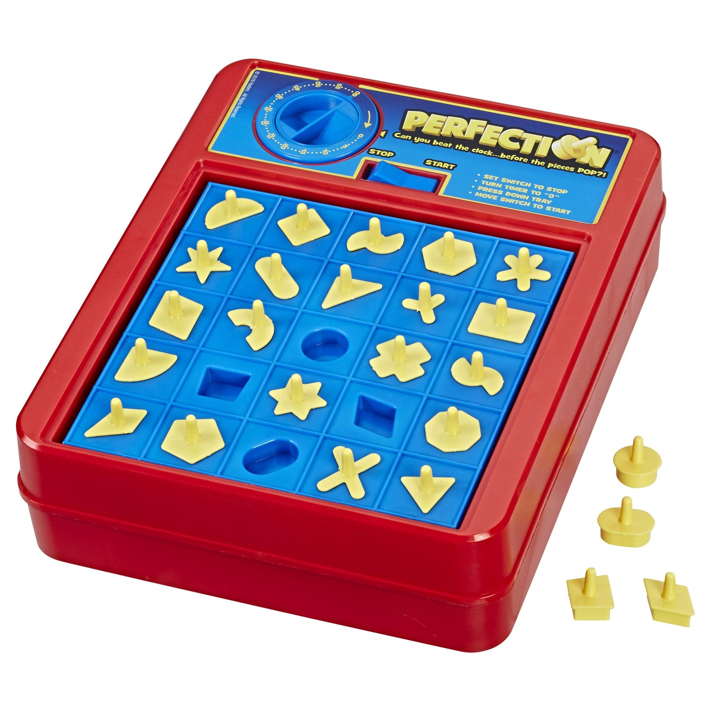 Hasbro Gaming Perfection Game for Kids, Multicolor, Plastic, Ages 5+, Model C0432, Fun Board Game for 1 or More Players