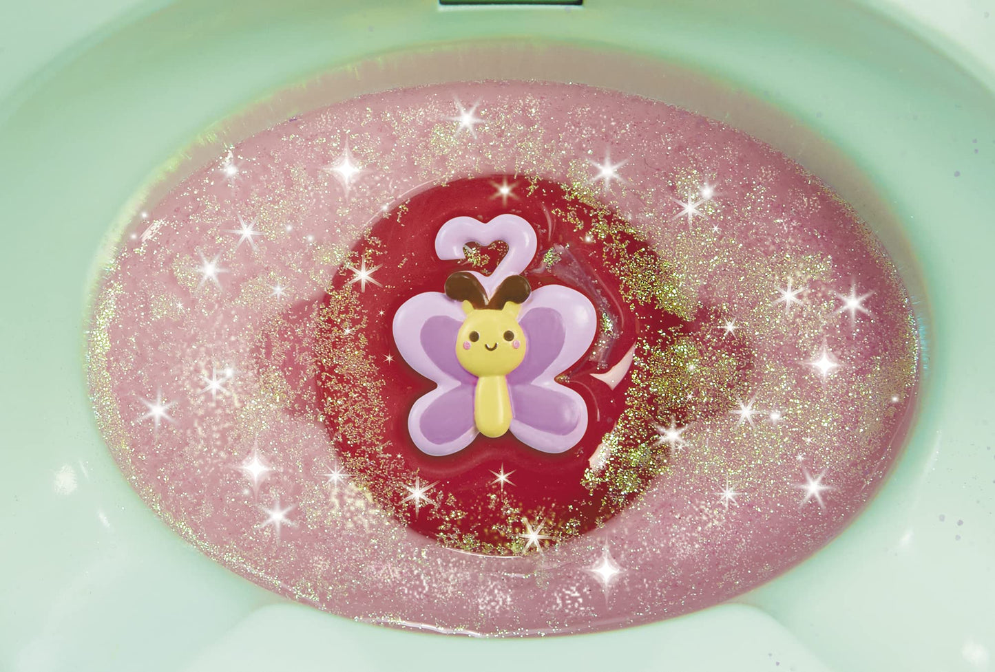 Baby Born Surprise Magic Potty Surprise Doll Blue Eyes with 30 + Magical Surprises | Doll Pees Glitter & Poops Surprise - Charms