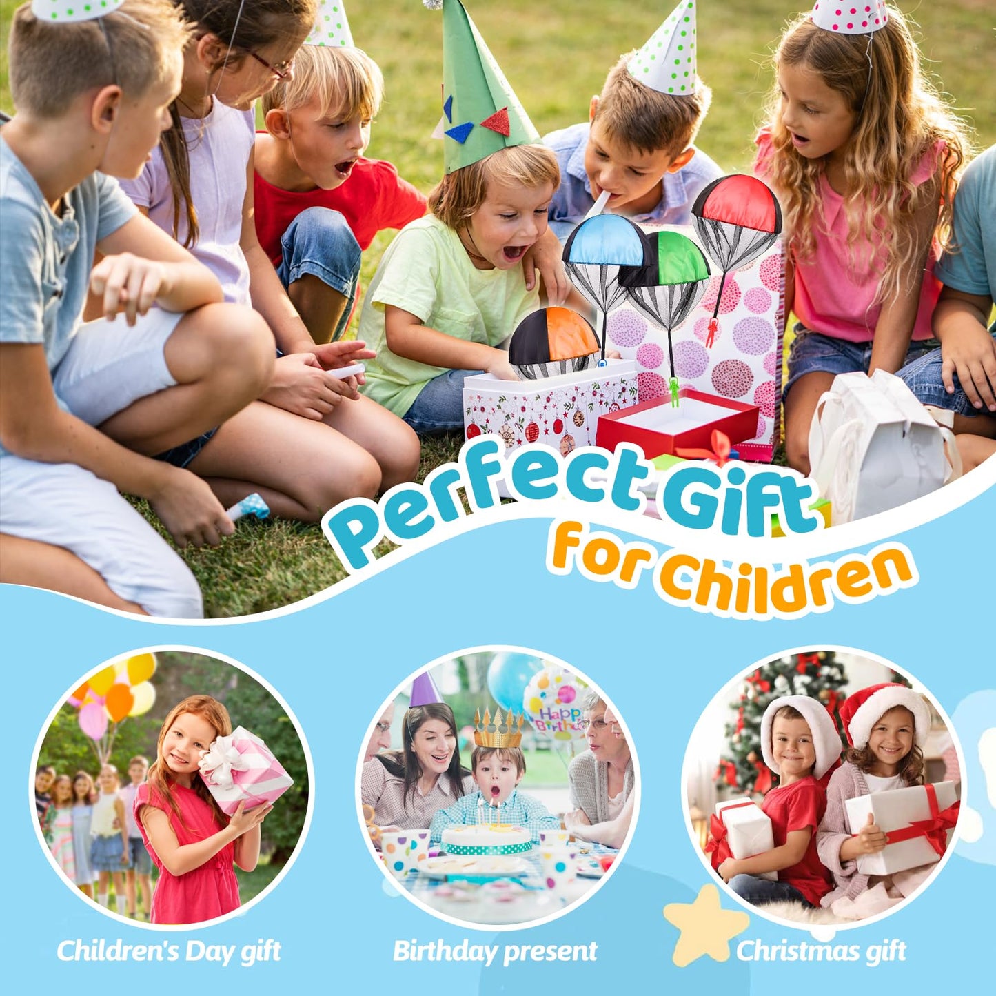 Yeeeasy 4 Pcs Parachute Toys For Kids 1 2 3 4 5 6 7 8 9 Year Old Boys And Girls Gifts Outdoor Flying Toys For Toddler Coolest Gi