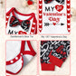 Wiqi Baby Boy Valentines Day Outfit My First Valentines Day Baby Boy Outfit 6 Months Baby Valentines Day Outfit Boy Red Long Sle