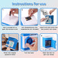 EVTHSU Blue Electronic ATM Safe Piggy Bank for Kids - Real Money Savings Coin Bank with Code Lock & Password, Gift Money Box for