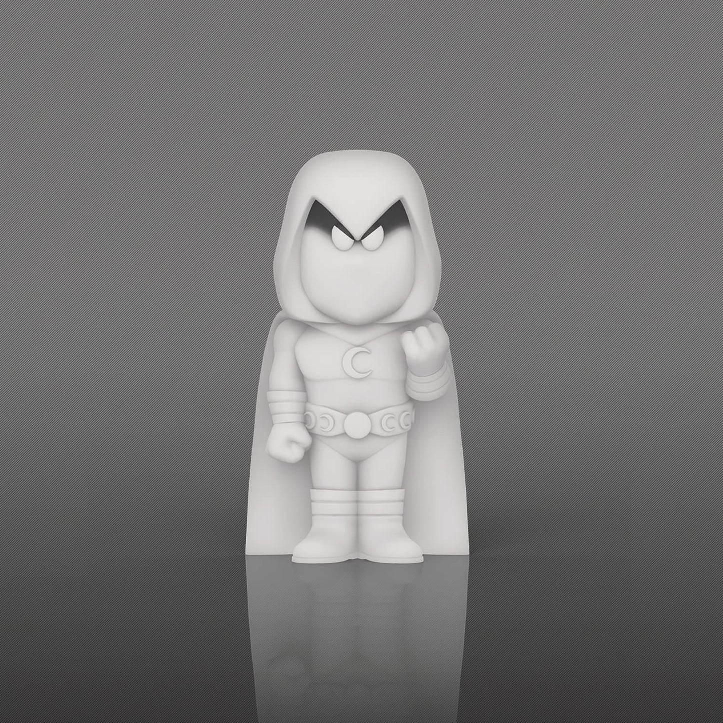 Funko Vinyl Soda: Marvel Moon Knight Glow in The Dark PX Figure, 4.25 Inch, White, Model 66373
