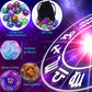 Amiven 6 Sets Astrology Dice, Signs Planets Numbers 12-Sided Dice Divination Tool