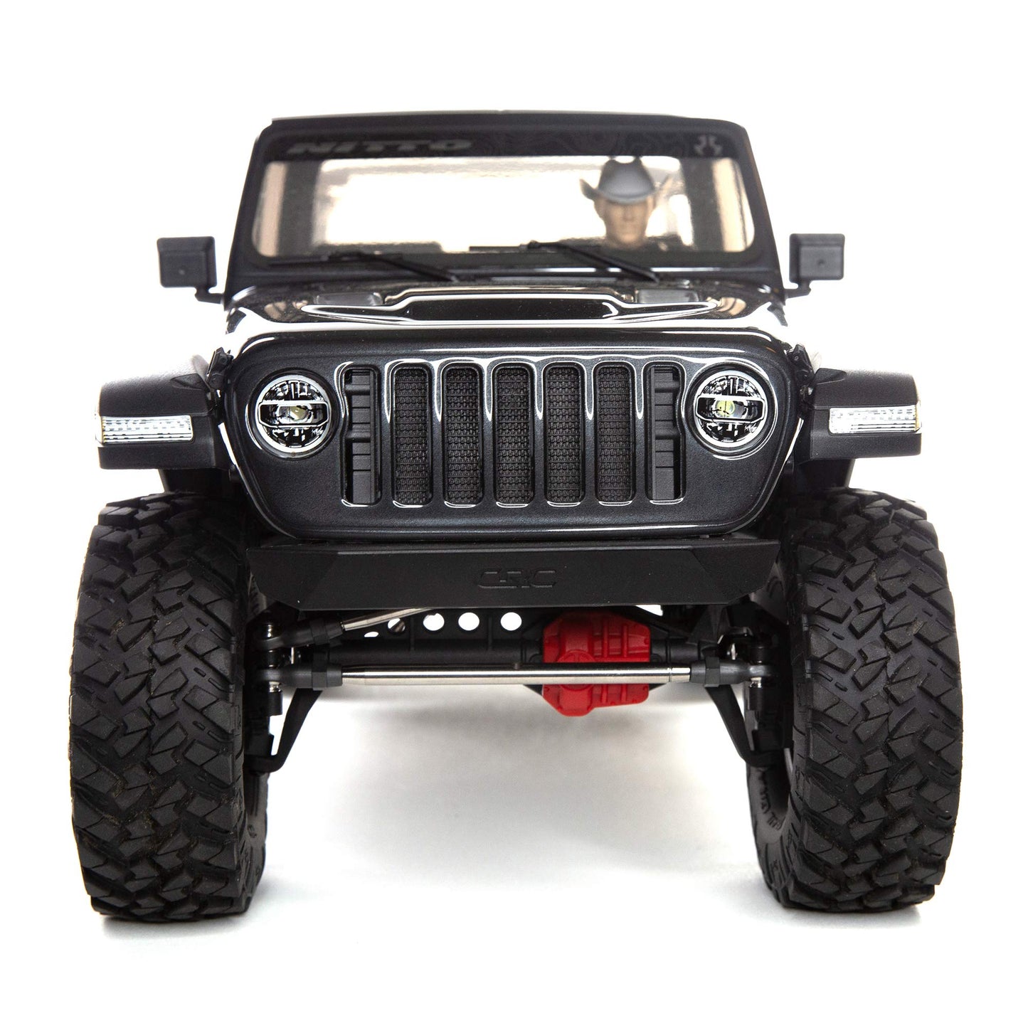 Axial RC Truck 1/10 SCX10 III Jeep JT Gladiator Rock Crawler with Portals RTR (Batteries and Charger Not Included), Gray, AXI030