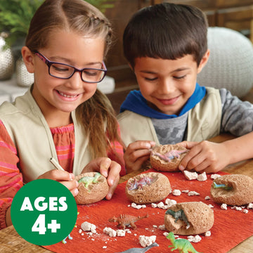 MindWare Dig It Up! Dinosaur Eggs Excavation Kit - Multicolor Science Activity for Kids, Fun Educational Toy