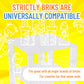 Strictly Briks Compatible With Lego Classic Stackable Baseplates, Building Bricks For Towers, Shelves, And More, 100% Compatible