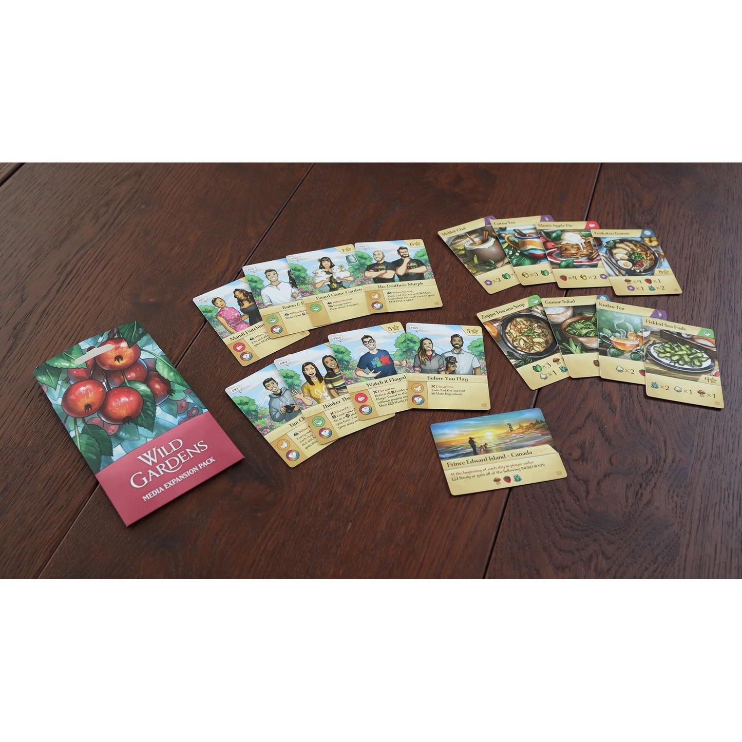 Rose Gauntlet: Wild Gardens Media Expansion Pack - Cozy Family Board Game Mini Expansion, Strategy Solo Foraging Game, Ages 14+,