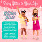 Glitter Girls Bluebell 14-inch Poseable Fashion Doll - Pink, Brown, Silver, Blue, Nylon - Ages 3 & Up, Model GG51024Z