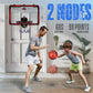 Hoperock Large Indoor Basketball Hoop For Kids And Adults, 24 X 16 Inch Over The Door Basketball Hoops With Electronic Scoreboard, Birthday Toys Gifts For Teen Boys Girls