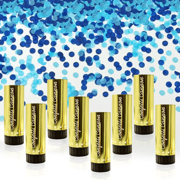 Confetti Poppers Cannons for Wedding Birthday Graduation Baby Shower Anniversary Christmas New Years Kids Fun Party Supplies De
