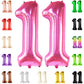 Katchon, Hot Pink 11 Balloons Number - 40 Inch | Number 11 Balloon, 11Th Birthday Decorations For Girls | Hot Pink 11 Birthday Balloon | 11 Year Old Balloons Pink, 11 Birthday Decorations For Girls