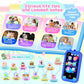 Kids Smart Phone for Girls Boys - Kids Cell Phone Toys Ages 3-10 with Touchscreen, Dual Camera, Music Player, 17 Games Toddler L