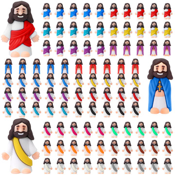 Bememo 100 Pcs Jesus Toys Religious Jesus Figurines Everyone Needs A Little Jesus Gifts Religious Supplies Party Favors Gift For