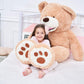 Ikasa Giant Teddy Bear Plush Toy Stuffed Animals (Brown, 63 Inches)