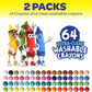 Crayola Washable Crayons - 64Ct (2 Boxes), Bulk Crayons For Kids, Crayon Set, Coloring Book Crayons, Gifts For Kids & Toddlers [Amazon Exclusive]