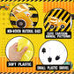 Sratte 148 Pcs Construction Birthday Party Supplies Include 12 Construction Hats, 24 Truck Toys, 12 Vehicle Stickers, 12 Silicon