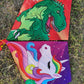 Diamond Kite [2 Pack] Dinasour+Unicorn Eddy Kite, Beginners Kite For Children, Wonderful Beginner Kite For 3 Years Up, 60X70Cm W