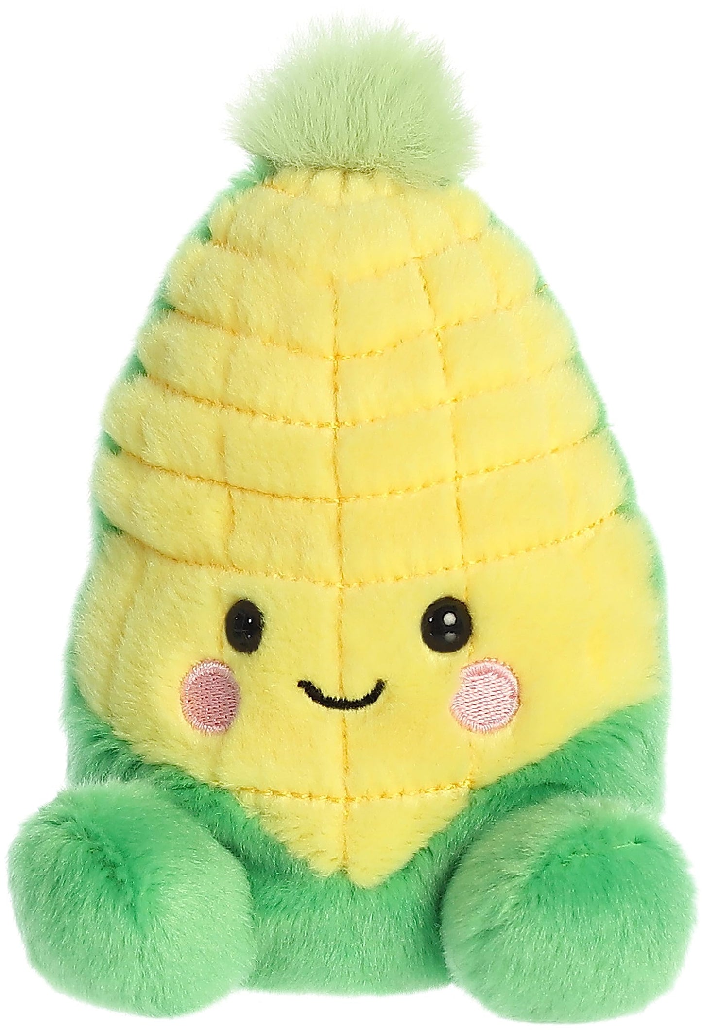 Aurora Adorable Palm Pals Wavey Corn Stuffed Animal - Pocket-Sized Play - Collectable Fun - Yellow 5 Inches