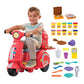 Play-Doh Pizza Delivery Scooter Playset, Large Ride-On Play Food Preschool Toys, Toy Pizza Set for Kids, Arts & Crafts for Boys 