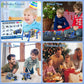 Maiwaput 330Pcs Building Kit, 12 In 1 Stem Toys With Electric Power Motor For Kids, Diy Erector Set For Boys Girls, Technic Buil