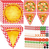 Tosstuki 24 Set Make a Pizza Sticker Scene DIY Make Your Own Stickers Pizza Parties Cute Party Crafts Back to School Sticker Par