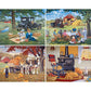 Bits And Pieces - 4-In-1 Multi-Pack - 500 Piece Jigsaw Puzzles For Adults - 500 Pc Puzzle Set Bundle By Artist Bigelow Illustrations - 16' X 20'