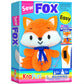Krafun Fox Animal Sewing Kit For Kids Beginner My First Art & Craft, Includes Fox Doll Stuffed Animal, Instructions & Plush Felt Materials For Learn To Sew, Embroidery, Age 7 8 9 10 11 12
