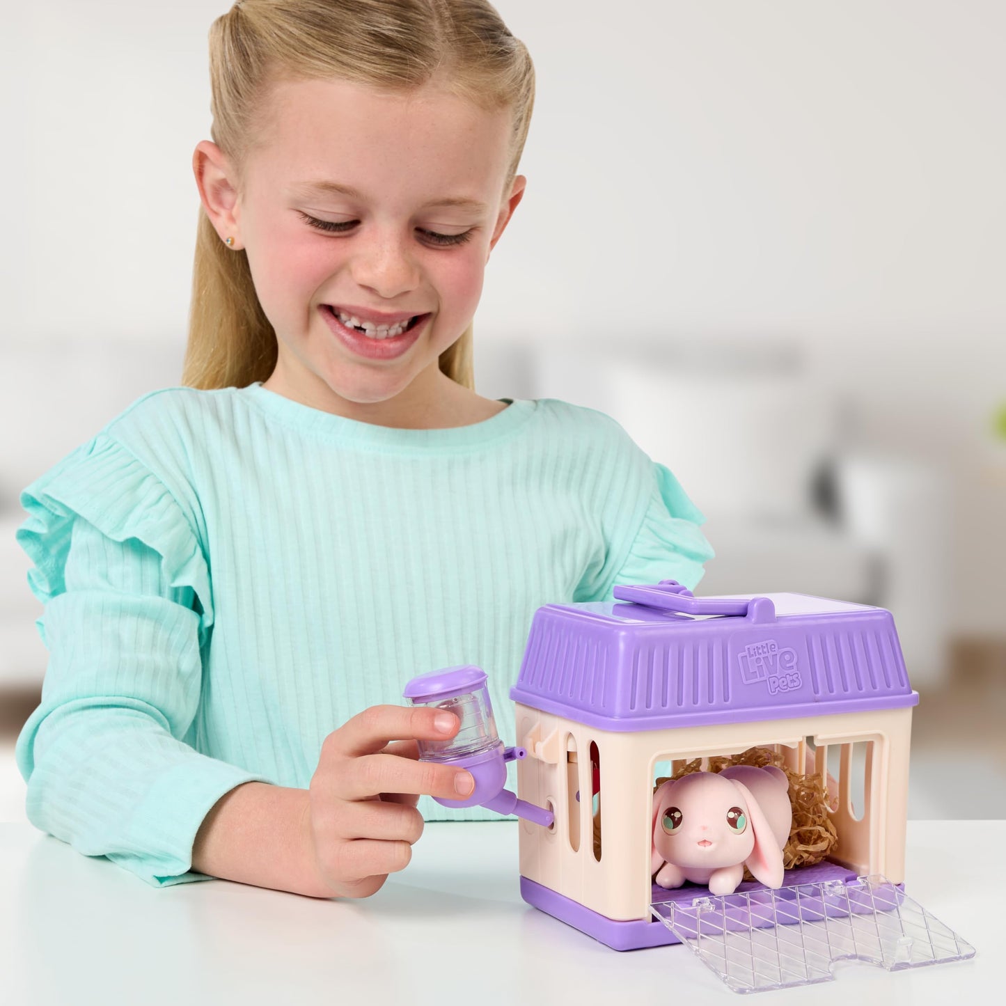 Little Live Pets Mama Surprise Minis Bunny, Care For Your Mama Hamster Or Mama Bunny In Their Hutch To Reveal 2, 3, Or 4 Mini Ba