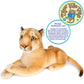 TigerHart 18" Monique The Mountain Lion Plush Stuffed Animal - White Polyester