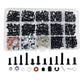 500pcs RC Screw Kit,RC Screws for Traxxas Arrma Axial Redcat HPS SCX10 1/8 1/10 1/12 1/16 Scale RC Cars Trucks Crawler, Screws A