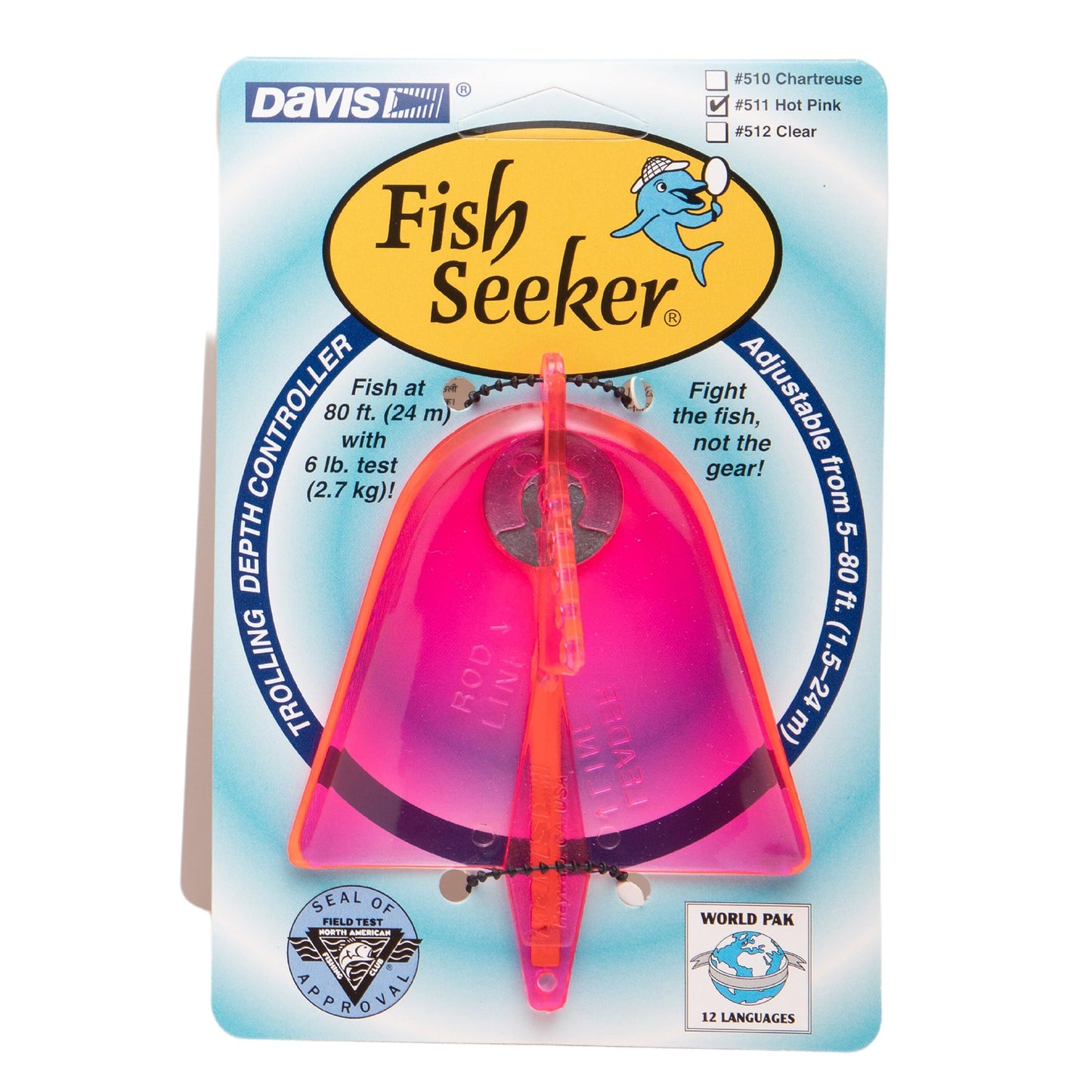 Davis Instruments Fish Seeker, Hot Pink