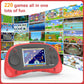Handheld Games for Kids -16 Bit Retro Video Game with 220 HD Electronic Games - 2.5 IPS Portable Travel Game Gifts for Boys Gi