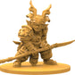 Steamforged Games Godtear Jeen - The Wandering Warrior, Golden Steel Miniature, Model SFGT-022