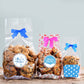 Blue Christmas Stickers 180 Pcs Blue Christmas Snowflake Round Sticker Kit Decoration Christmas Party Supplies Favors