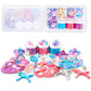 Sensationally OT Unicorn Sensory Dough Kit (3 Jars) Non-Toxic Dough with Unicorn Cutters, Charms, Rainbow, Pom Poms, Diamonds, G