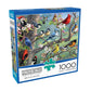 Buffalo Games 1000 Piece Jigsaw Puzzle - Hautman Brothers Birds in an Orchard - Large Multicolor Paper Puzzle