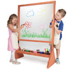 Double Sided Giant Indoor/Outdoor Plexiglass Art Easel (21 x 36 x 51 in) - Easy to Clean, Kids Draw or Paint On Both Sides, Fun 
