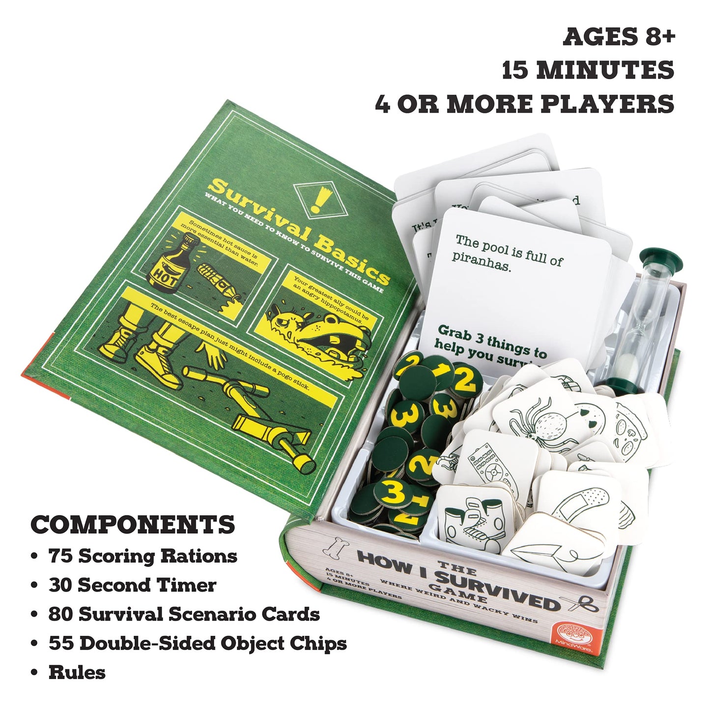 Mindware The How I Survived Game – Hilarious Card Game For Kids & Adults – Laugh ‘Til You Cry, Super Funny Kid-Humor Game – Gift For Boys & Girls Ages 8+