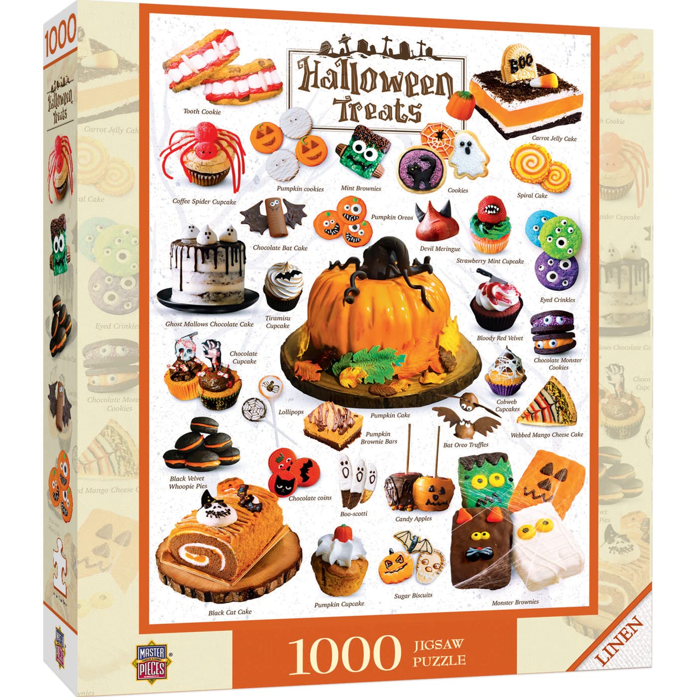 Masterpieces 1000 Piece Jigsaw Puzzle For Adults, Family, Or Youth - Halloween Treats - 19.25''X26.75''