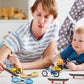 Sumind 18 Pieces Mini Finger Toys Set Includes Finger Skateboards, Finger Bikes, Mini Scooters And Matched Wheels And Tools Acce