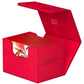 Ultimate Guard Sidewinder 100+, Deck Box For 100 Double-Sleeved Tcg Cards, Red, Magnetic Closure & Microfiber Inner Lining For Secure Storage