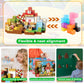Graceduck Magnetic Blocks - 150 Pcs Build Magnetic Farm Animal Homes - Magnetic Toys For Montessori Toddler Christmas Birthday Gifts - Stem Sensory Toys For 3 4 5 6 7 8 9 10 Year Old Boys & Girls