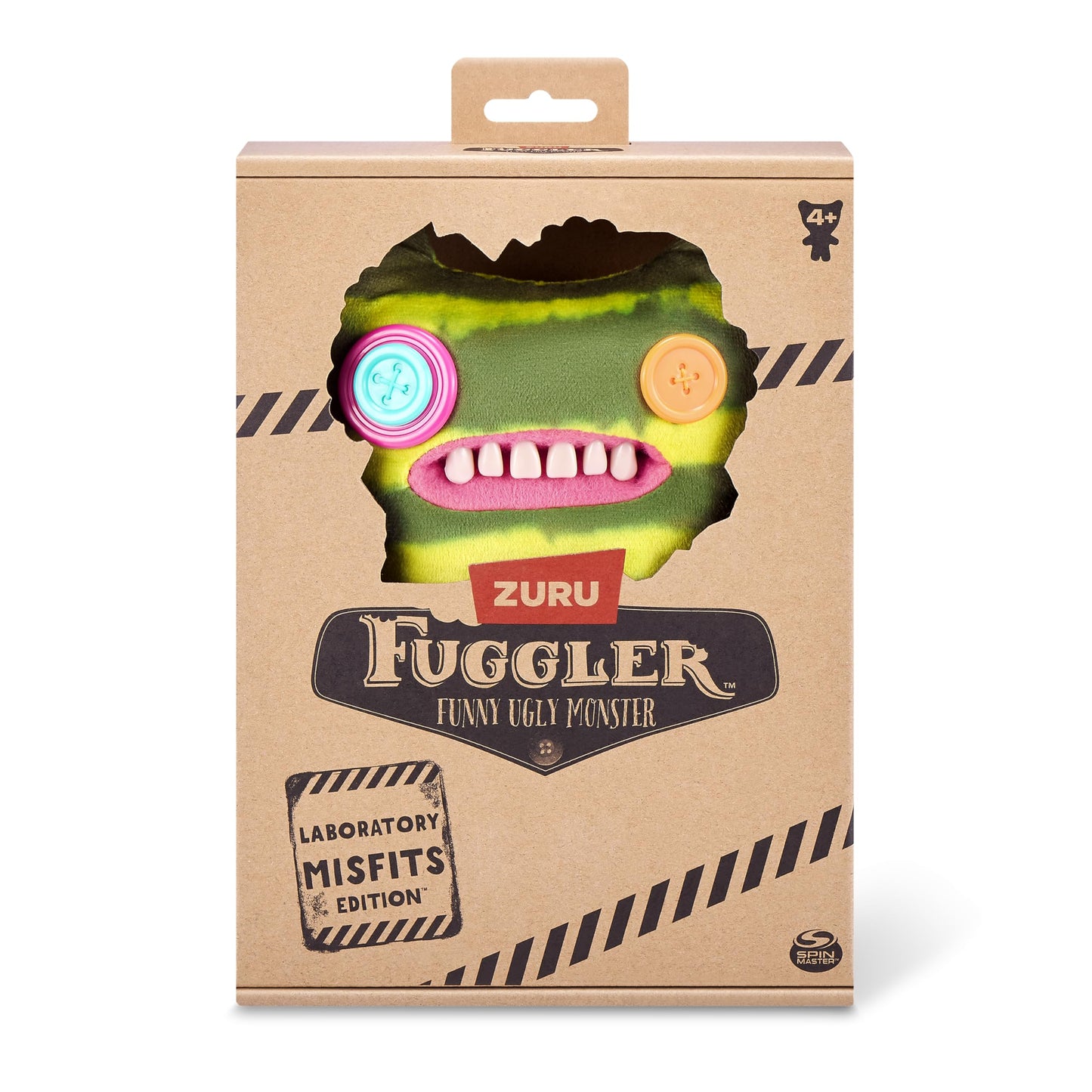 Fuggler Laboratory Misfits By Zuru Funny Ugly Monster, Plush, Collectible, Silly, Toy (Indecisive Monster)