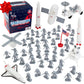 Astronaut & Space Toy Action Figure Playset- 60Pc Set Includes Astronauts, Rockets, Spaceship Shuttle, Satellites & More- Great For Imaginative Play, School Projects, Dioramas, Birthday Gifts For Kids